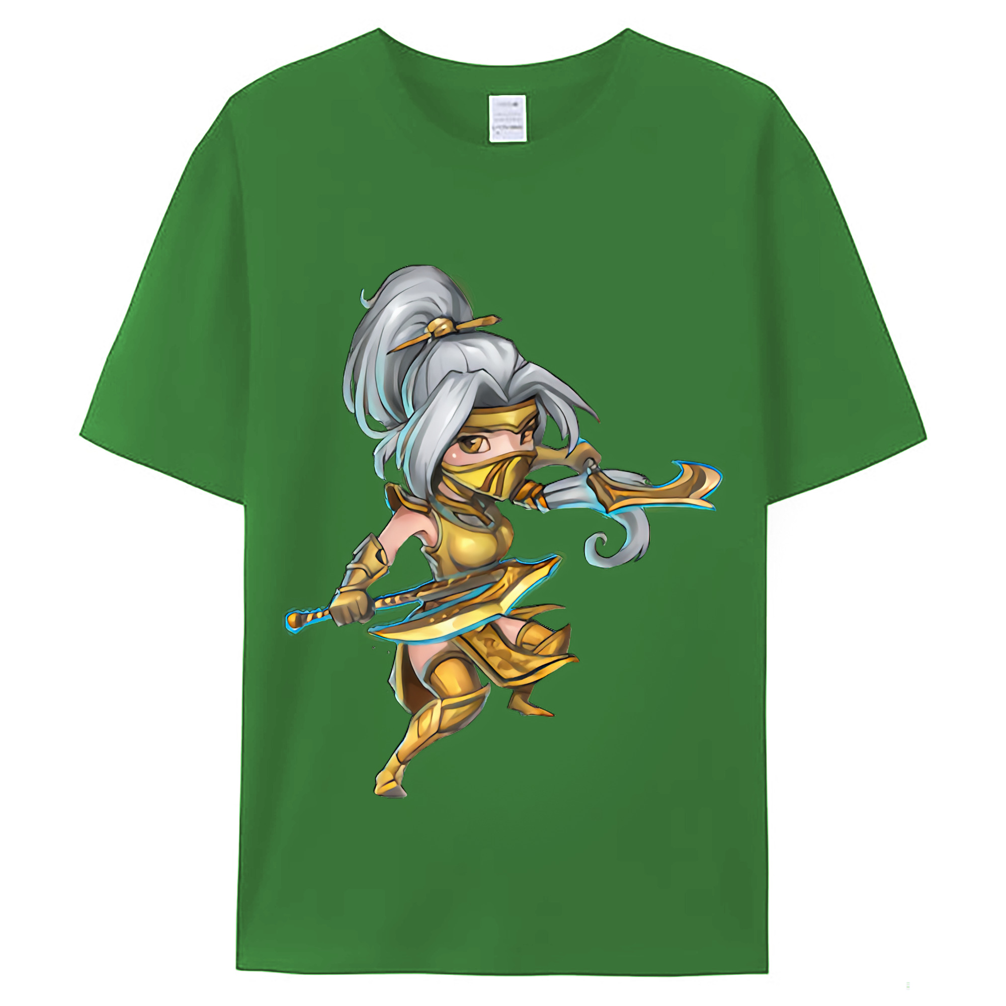 （画像用） リーグ・オブ・レジェンド League of Legends LOL レディースカジュアルプリントTシャツ（綿100％）